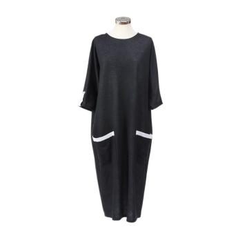 Zwarte comfy jurk ‘Lilian’